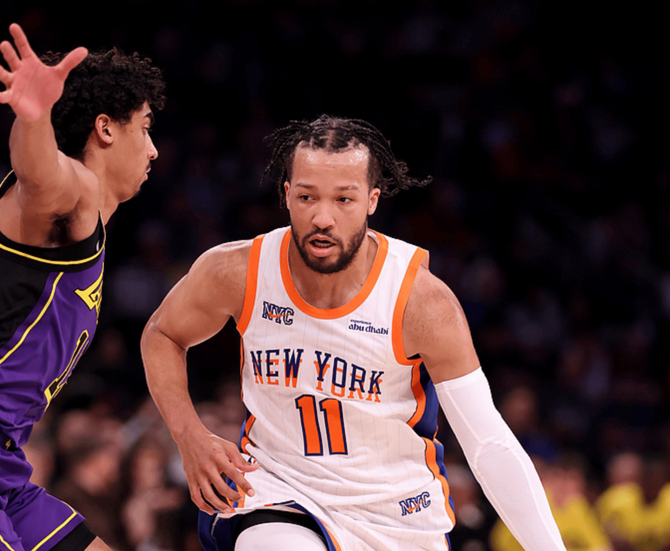 雄鹿碾压湖人，布伦森高光表现